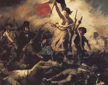 Eugene Delacroix Liberty Leading the People(28 th July 1830) (mk09)